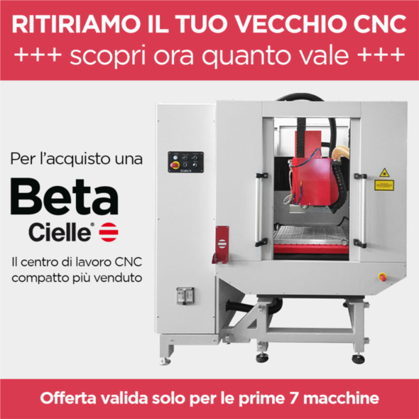 Clicca qui per vedere i dettagli del centro di lavoro compatto modello Beta