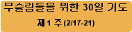 무슬림들을 위한 30일 기도